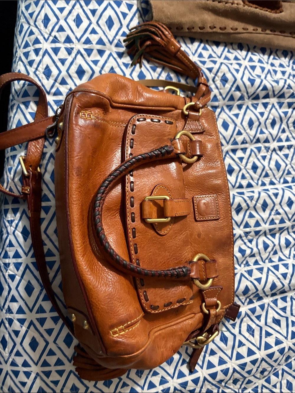 Dooney & Bourke Cognac Brown Authentication